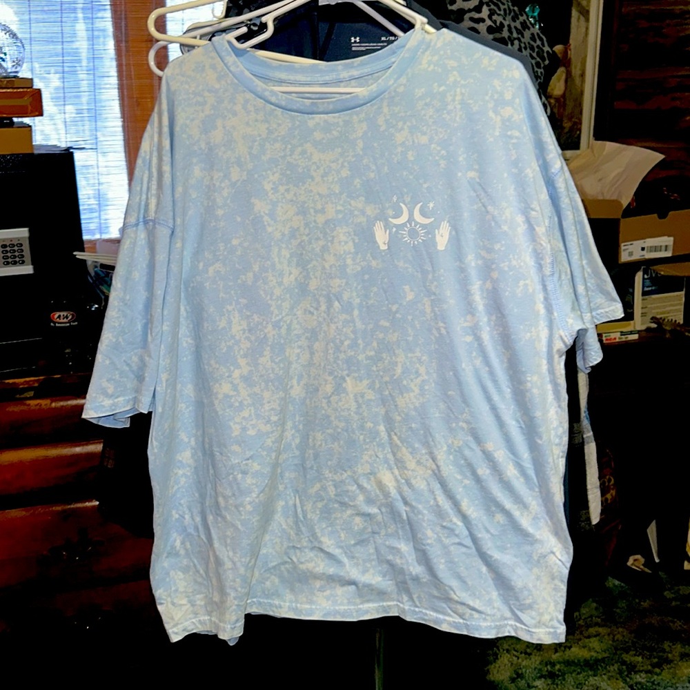 GENTLY WORN BLUE FLIRTITUDE ACTIVE NIGHT SHIRT WOMENS XL